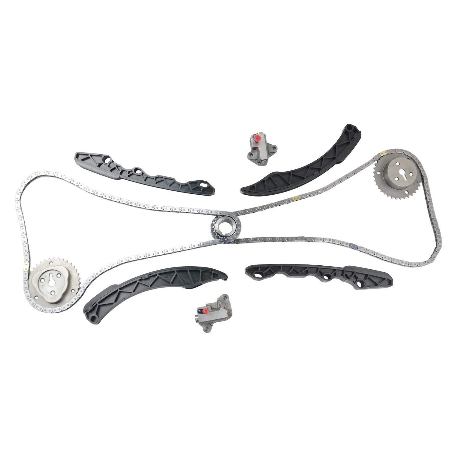 High-Quality Timing Chain Kit (Chain + Tensioner + Rail) - Compatible with Subaru Forester, Impreza, BRZ, WRX, XV & Scion FR-S FA20 - OE# 13143AA110, 13142AA103, 13141AA080 - Perfect for Engine Repair & Maintenance