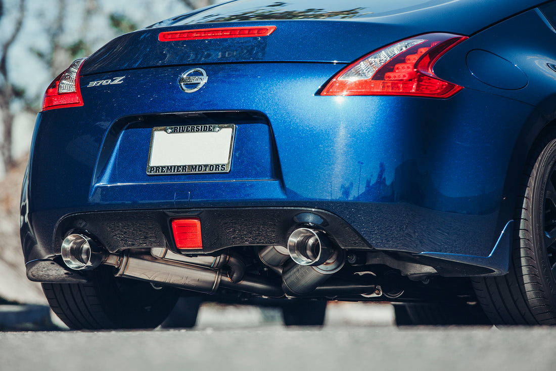 2009-2020 Nissan 370Z Performance Exhaust System with Polished Tips - High Flow Stainless Steel Cat-Back for Enhanced Sound & Power - Perfect for Street Racing & Car Enthusiasts