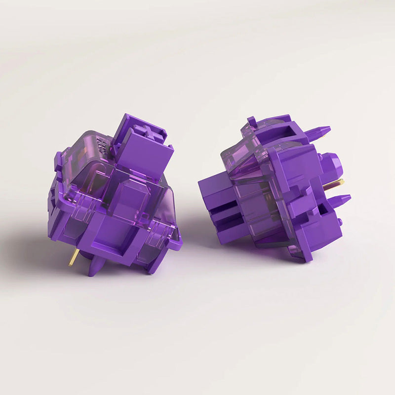 Akko V3 Lavender Purple Pro Tactile Switches - 45g Tactile Bump Mechanical Keyboard Switches for Gaming & Typing | Perfect for Cherry MX Compatible Keyboards, Custom Builds & Office Work