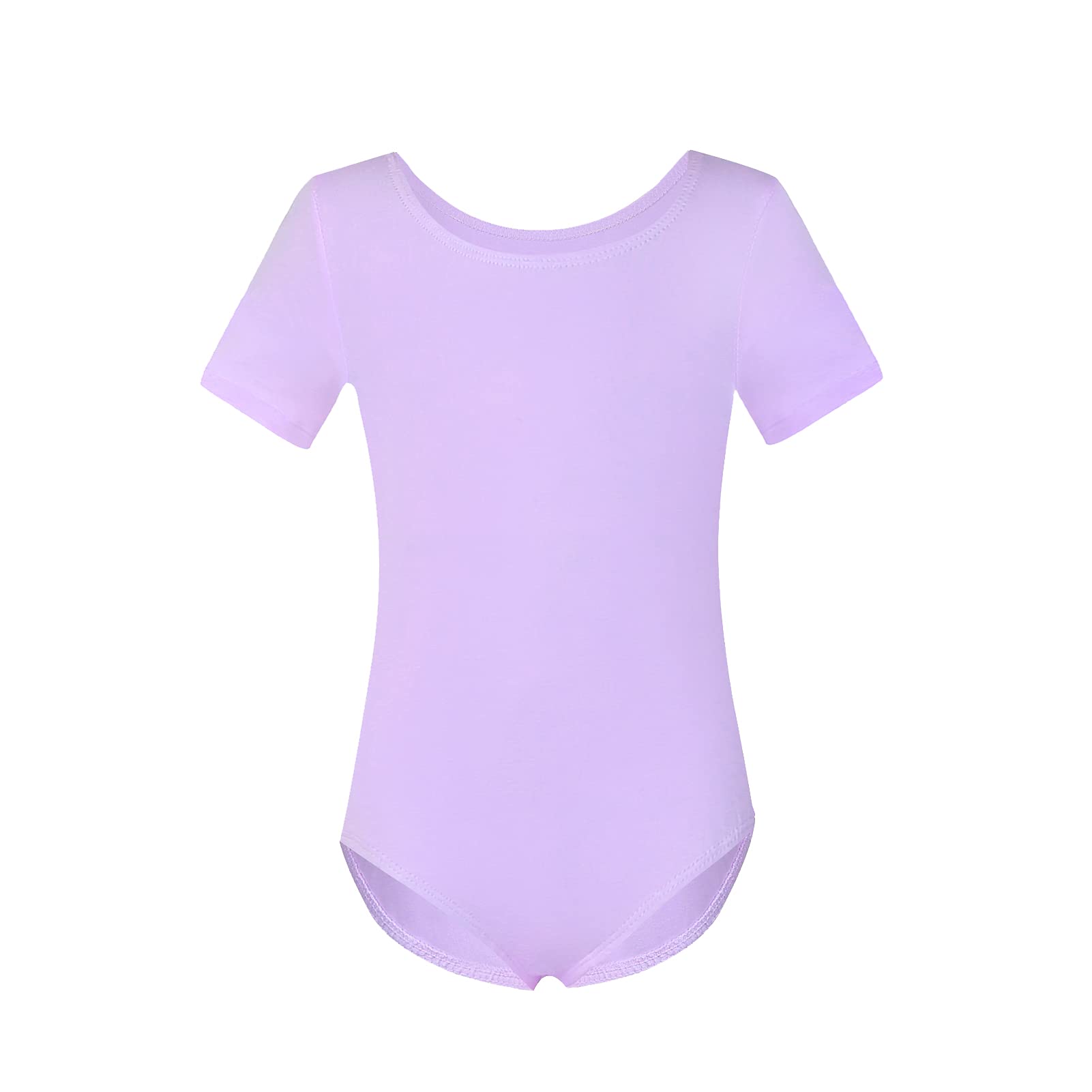 Phineein Girls Short Sleeve Team Basic Leotards for Kids - Dance, Gymnastics, Ballet & Performance Wear