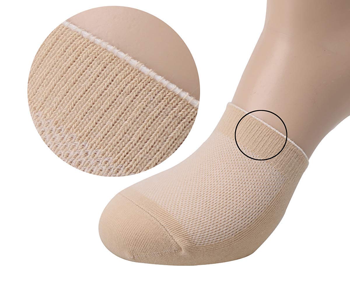 StayGent 10 Pairs Women's Seamless Clog Mule Half Socks - Cotton Toe Topper Socks for Comfort & Style - Perfect for Loafers, Mules & Indoor Shoes