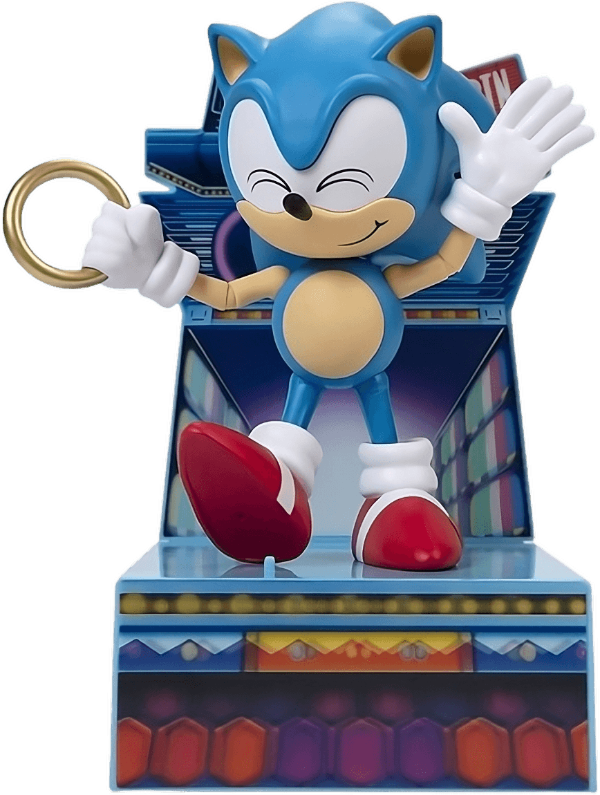 Jakks Pacific Sonic the Hedgehog 6-Inch Action Figure - Ultimate Classic Sonic Collectible Toy for Kids & Fans - Perfect for Display, Play & Gift Giving
