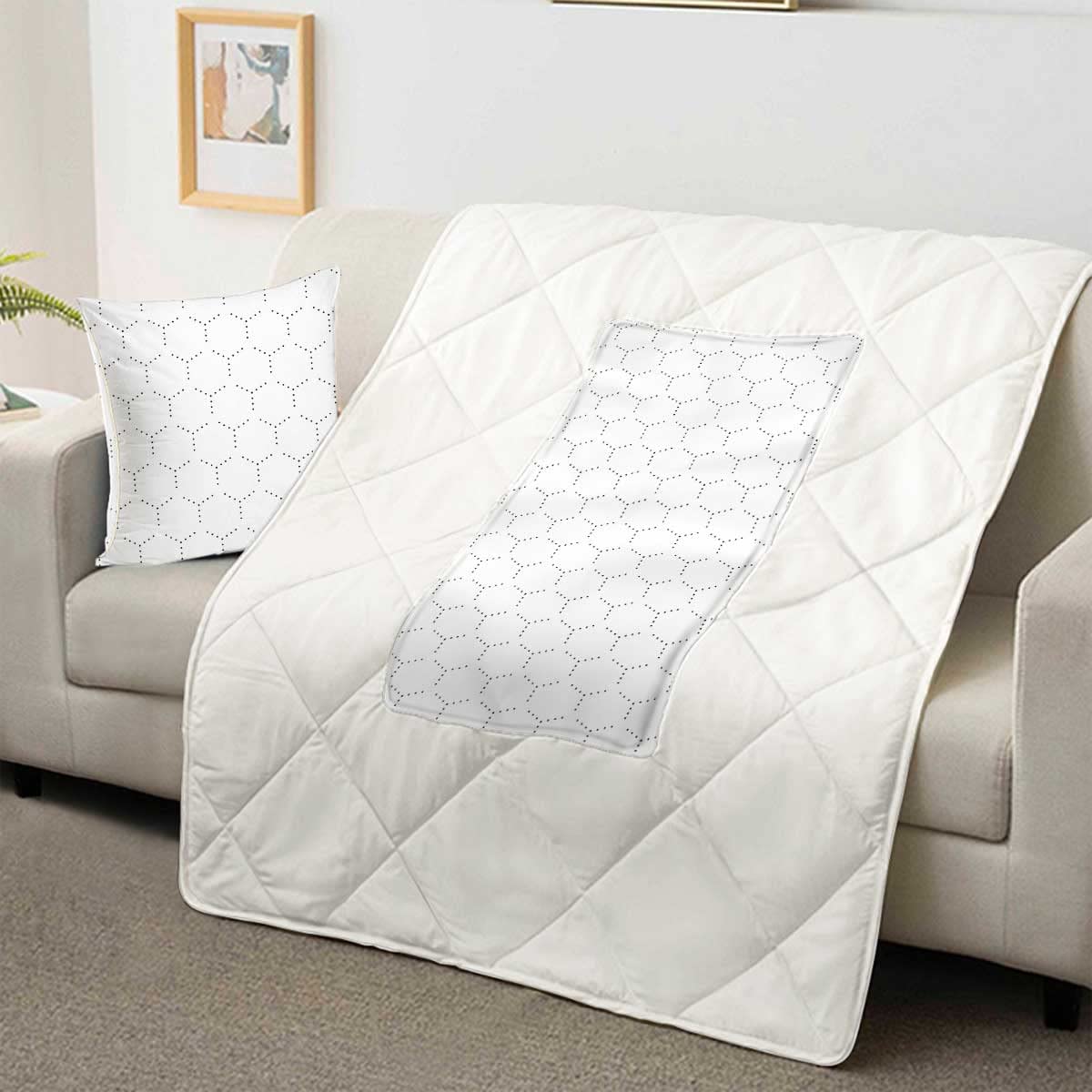 Soft Travel Blanket and Pillow Set - Lightweight & Cozy 20