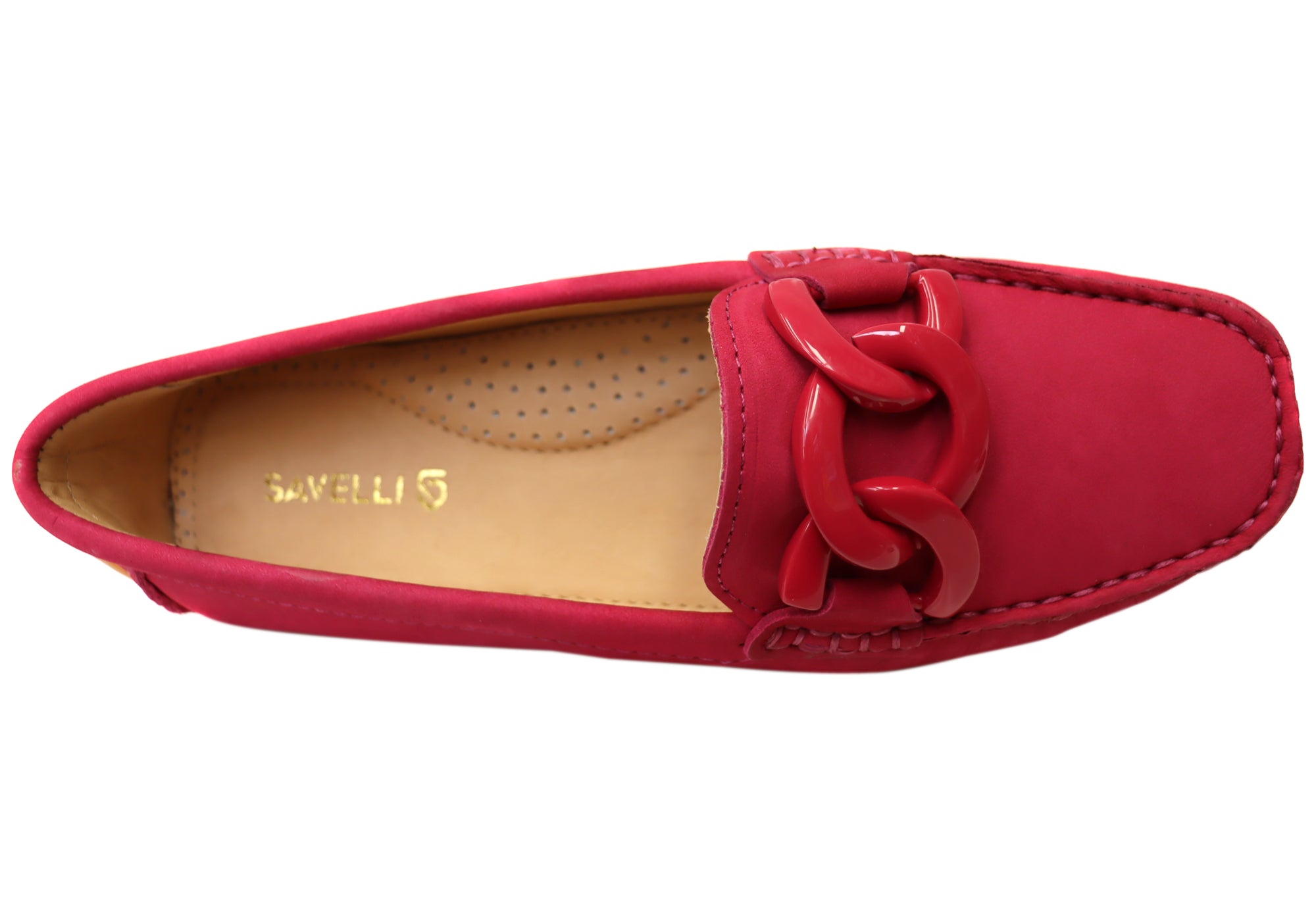 Savelli Emile Women's Comfortable Leather Loafers - Handmade in Brazil - Perfect for Work, Travel & Casual Wear