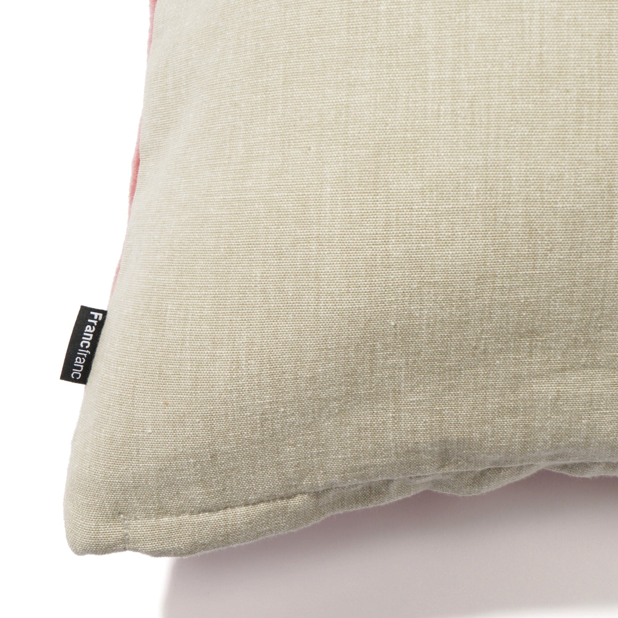 Geome Quilt Cushion Cover 45x45 Inch Red - Soft Decorative Pillow Case for Sofa, Bed, Chair - Home Decor & Living Room Accessories