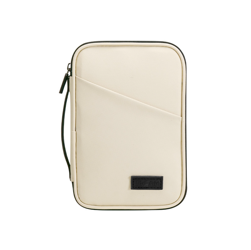 Premium Passport Holder & Travel Wallet - CT2401 Beige | RFID Blocking, Multiple Card Slots | Ideal for International Travel, Business Trips & Vacations