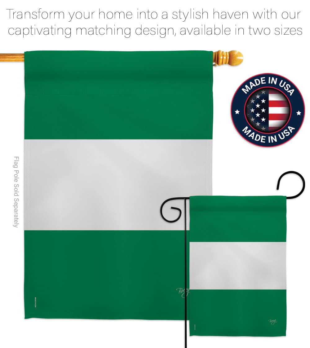 Nigeria Nationality Flag Set 28x40