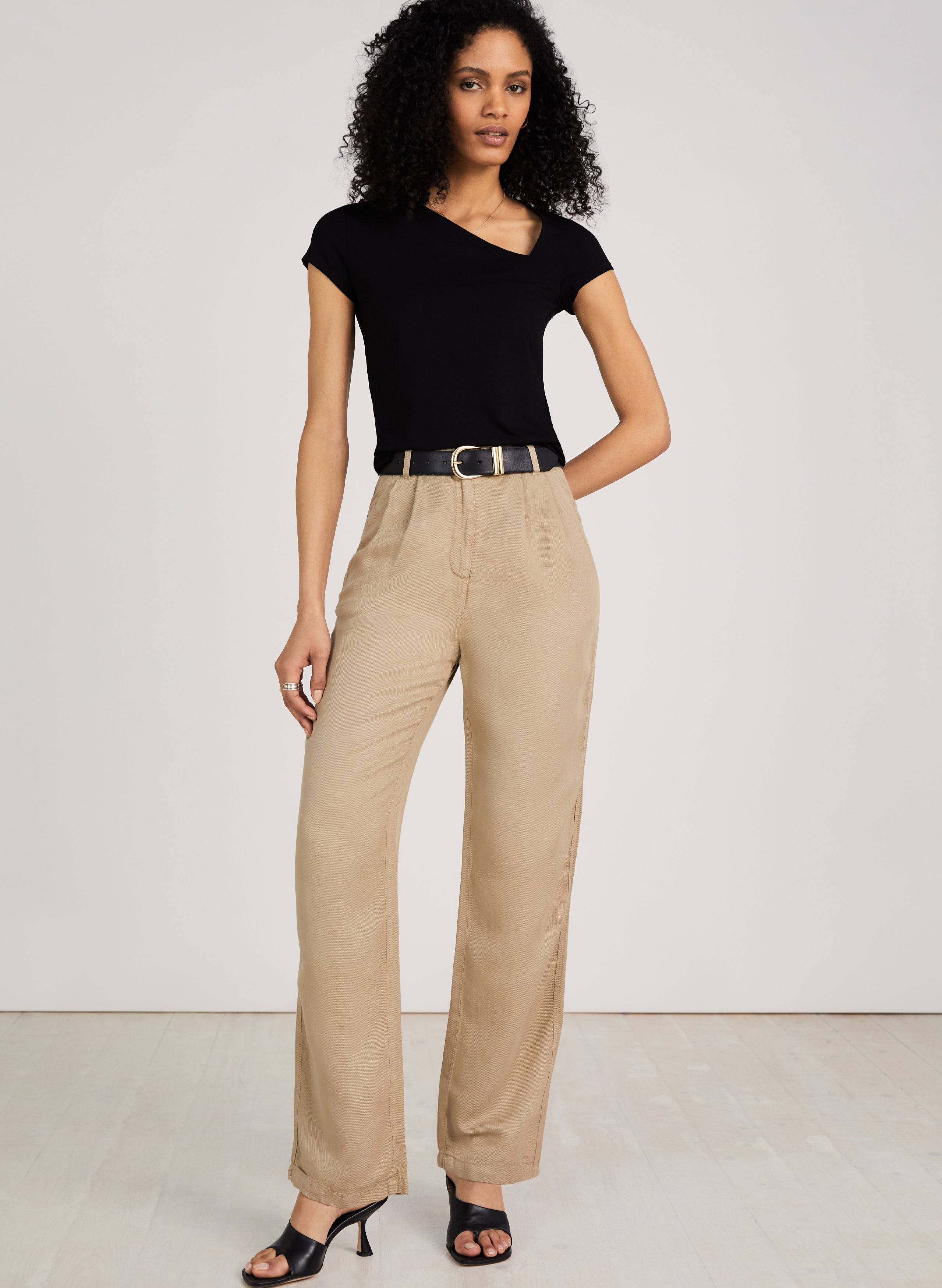 Lyla Women's Blouse with LENZING™ ECOVERO™ Sustainable Fabric - Elegant Casual Top for Office, Date Night & Summer Outfits