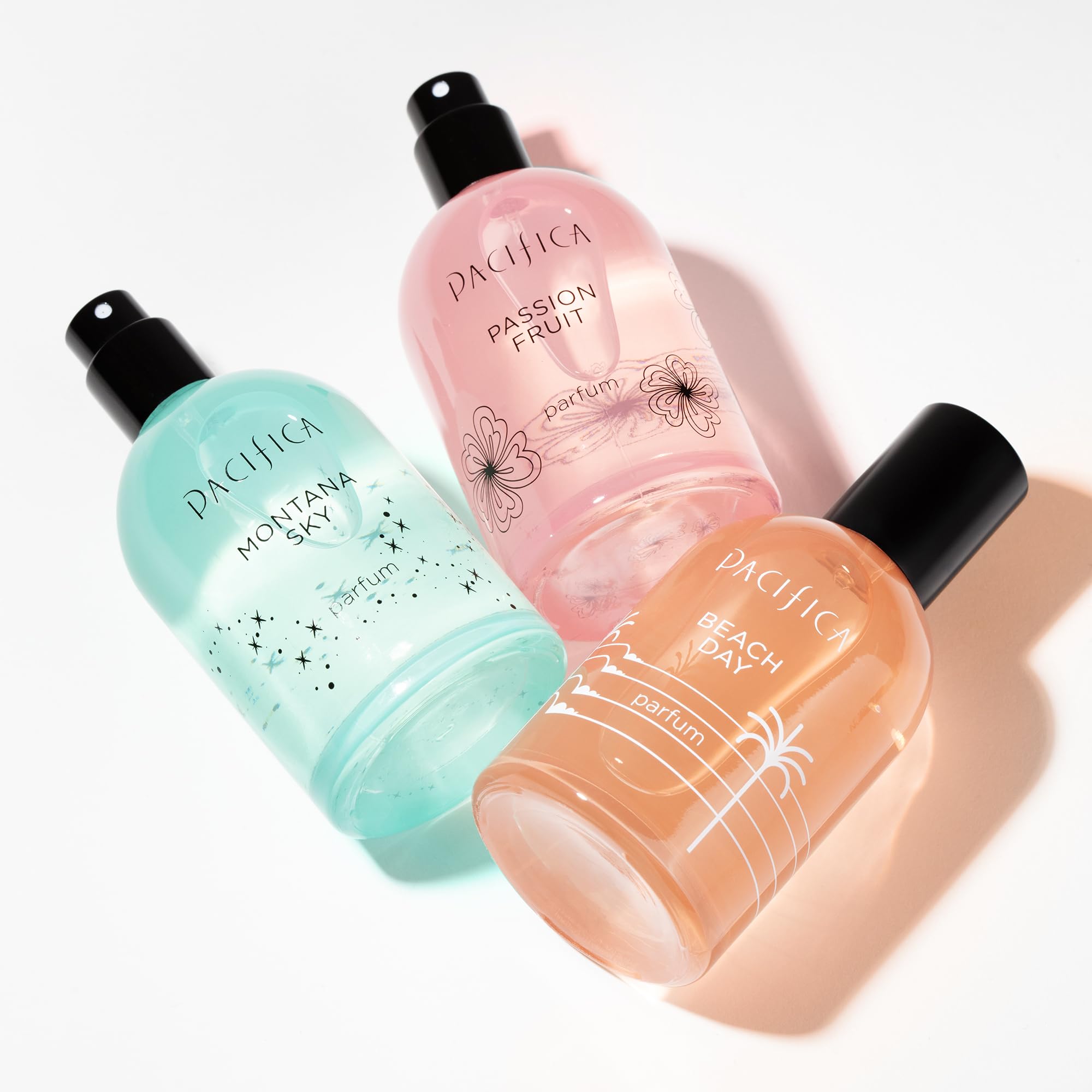 **Pacifica Beach Day Spray Perfume - Bliss Scent with Bergamot, Orange Flower, Sandalwood & Amber | Vegan, Cruelty-Free Eau de Toilette for Women | Perfect for Summer, Travel & Everyday Wear**