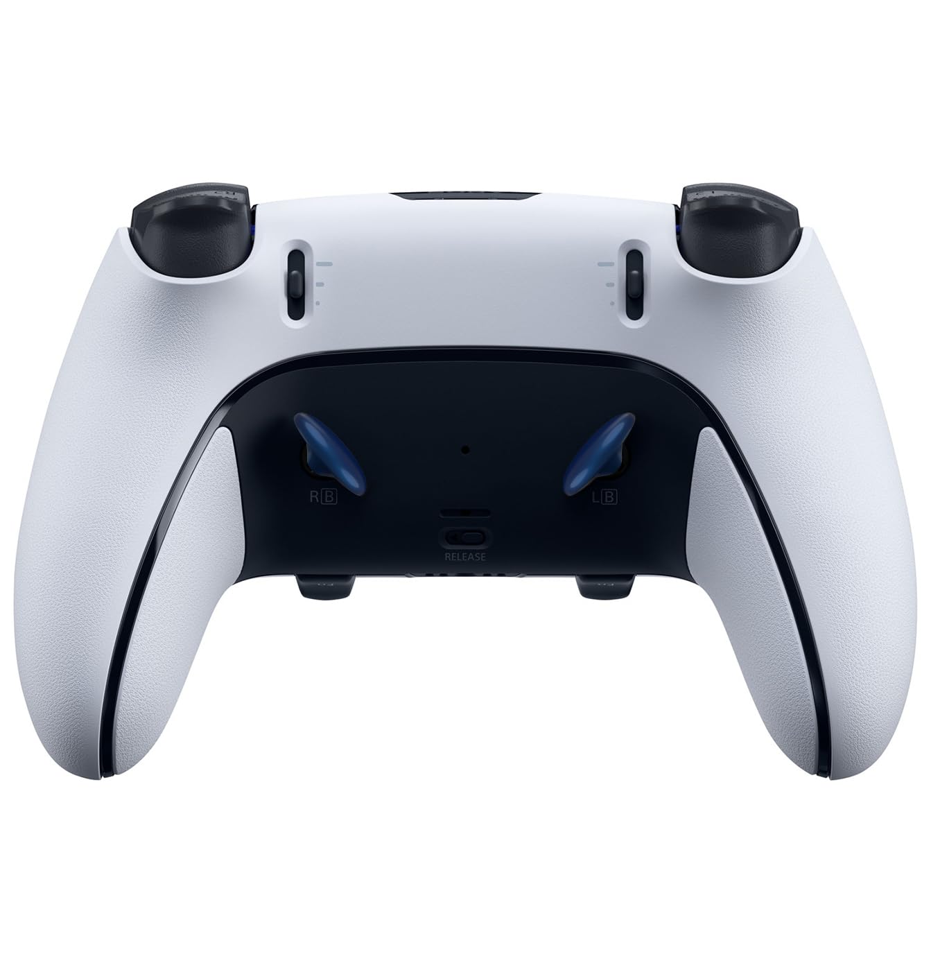 Premium 4PCS Metal Back Paddles for PS5 Edge Controller - Stainless Steel Replacement Buttons for DualSense Edge Controller - Enhanced Gaming Triggers for PlayStation 5 (Blue) - Perfect for FPS, Racing & Competitive Gaming
