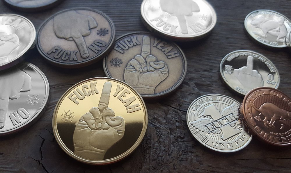 ZFG Inc. Bronze Decision Maker Coin - Fun Novelty Gift for Adults - Flip Coin for Choices & Entertainment - Perfect for Parties, Gag Gifts & Office Pranks