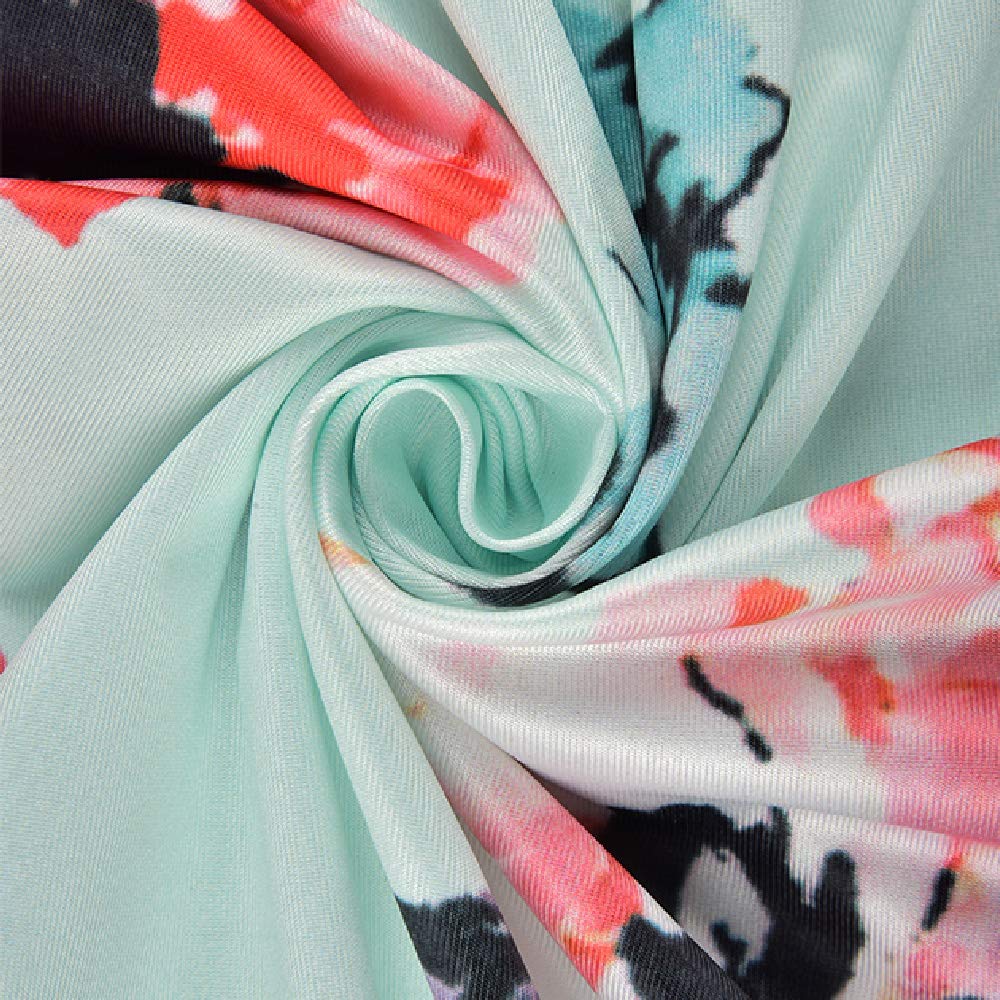 Floral Print 3/4 Sleeve Maxi Dress for Girls - Pleated Swing Long Dress with Pockets | Casual Summer Beach Wear, Vacation Outfit, Holiday Party Dress