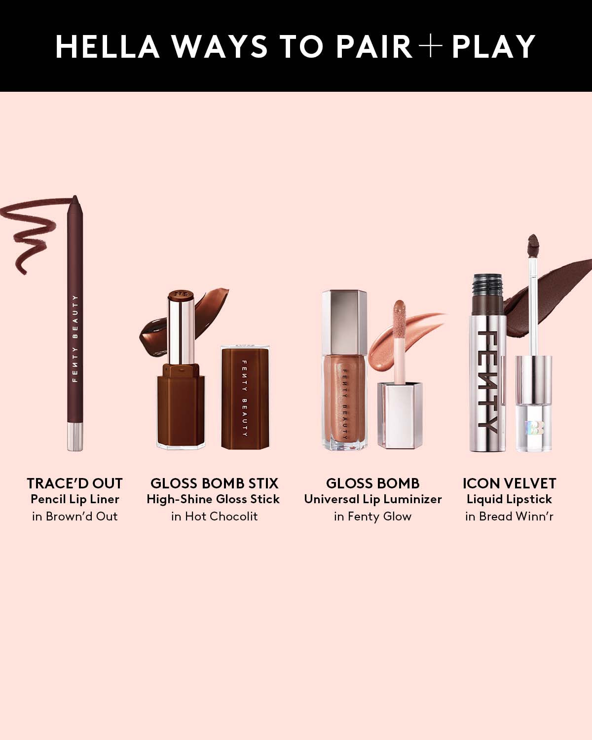 Trace'd Out Longwear Waterproof Pencil Lip Liner - Brown'd Out | Smudge-Proof & Water-Resistant Lip Liner for All-Day Wear | Perfect for Matte Lipstick, Ombre Lips & Everyday Makeup Looks