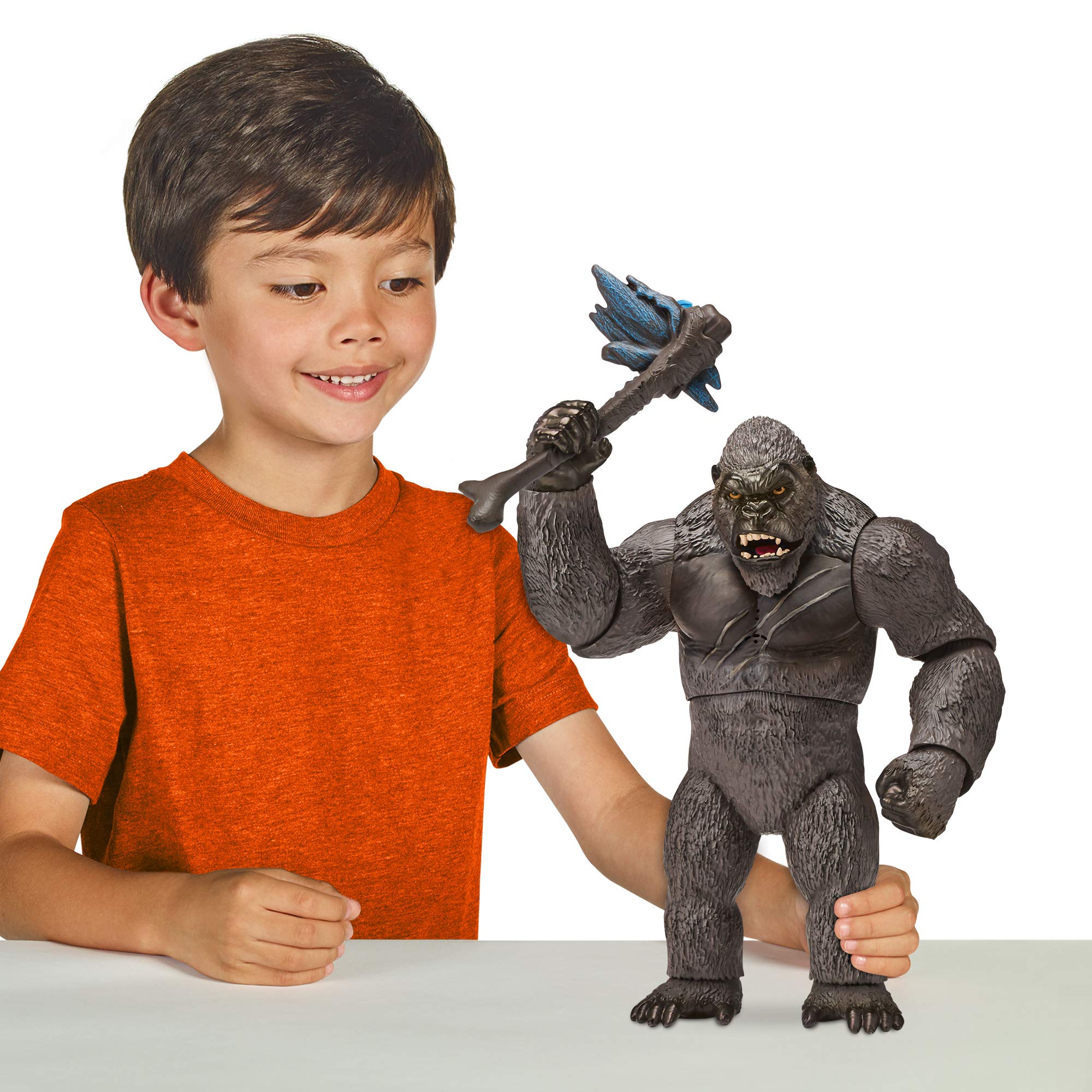 Godzilla vs Kong 13 Inch Mega Kong Action Figure with LED Lights & Sound Effects - Collectible Movie Toy for Kids & Adults, Perfect for Display & Play Battles