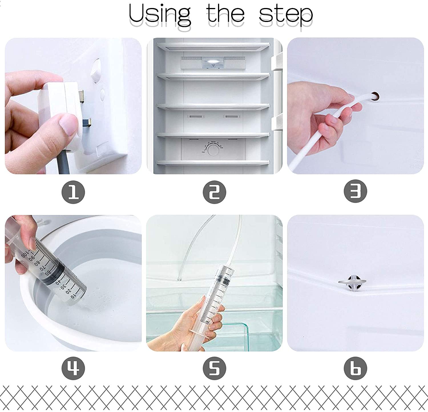 Refrigerator Drain Hole Cleaner Kit - 5-Piece Reusable Ice Shovel, Drain Pipe Cleaner & Deicing Tool Set for Home Fridge Maintenance - Perfect for Defrosting, Unclogging & Deep Cleaning Refrigerators