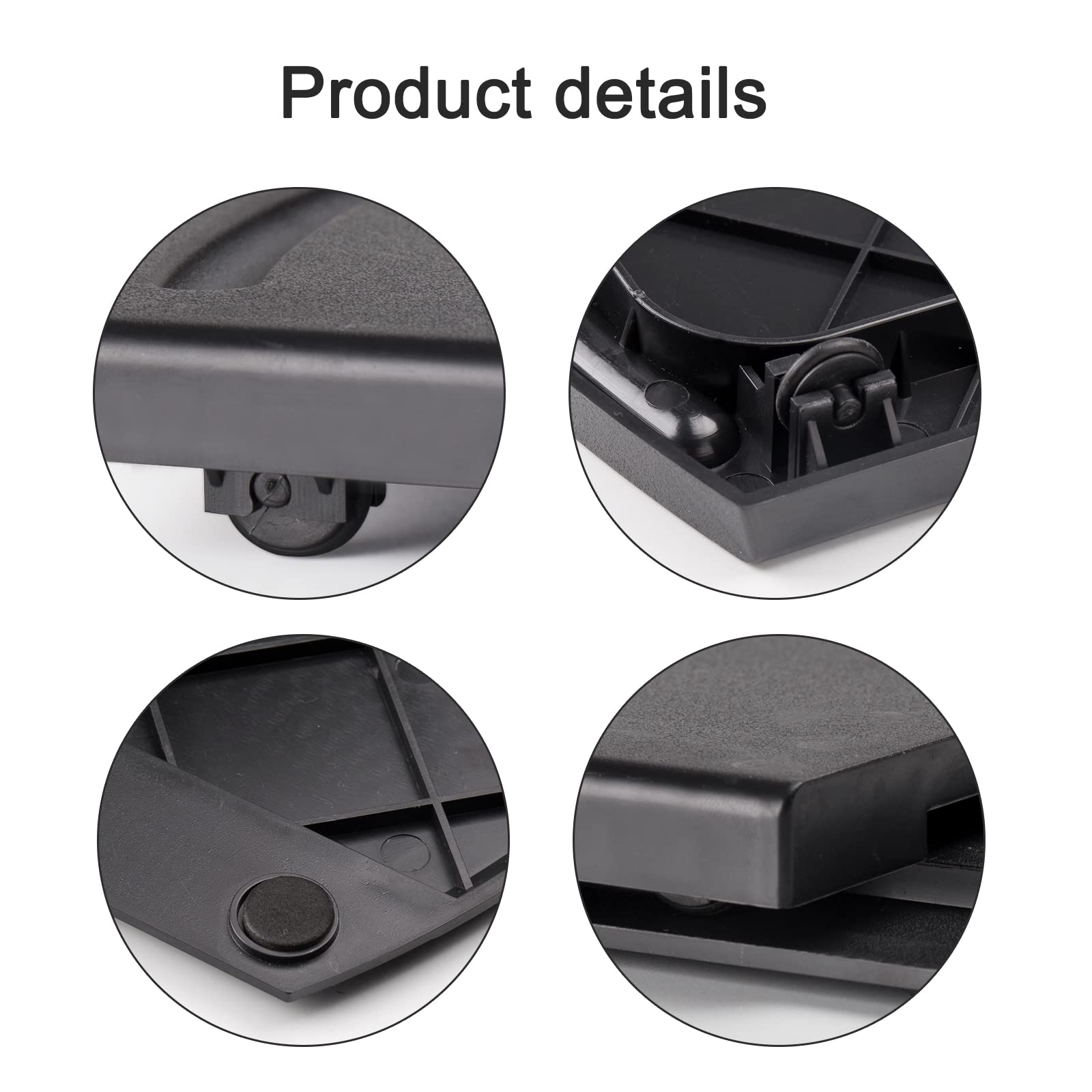 Bruvoalon Kitchen Appliance Sliding Tray - 2 Pack with Rolling Wheels for Coffee Maker, Toaster, Blender, Air Fryer & KitchenAid Mixer | Space-Saving Countertop Organizer for Small Kitchens & Coffee Stations