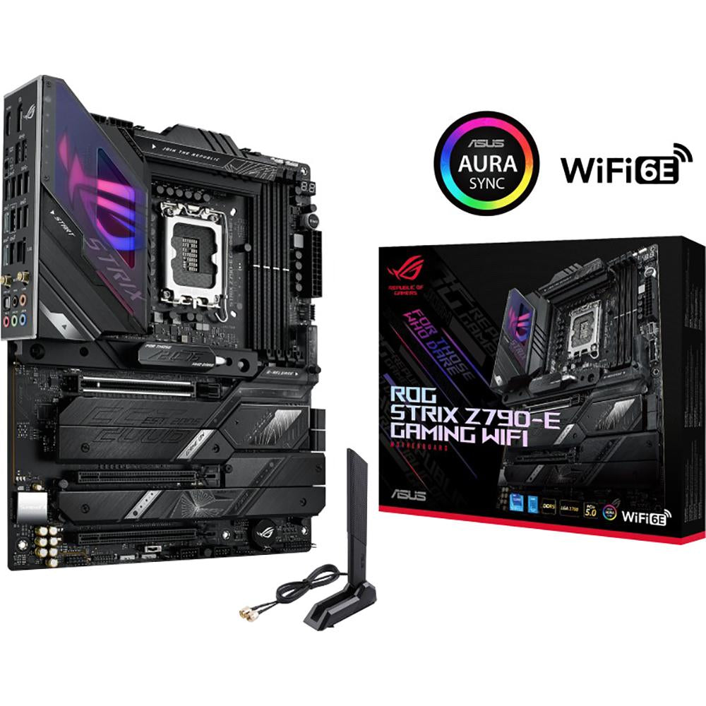 ASUS ROG STRIX Z790-E Gaming Motherboard with WiFi 6, Intel LGA 1700 Socket, DDR5, PCIe 5.0 - Perfect for High-Performance Gaming PCs and Content Creation Workstations