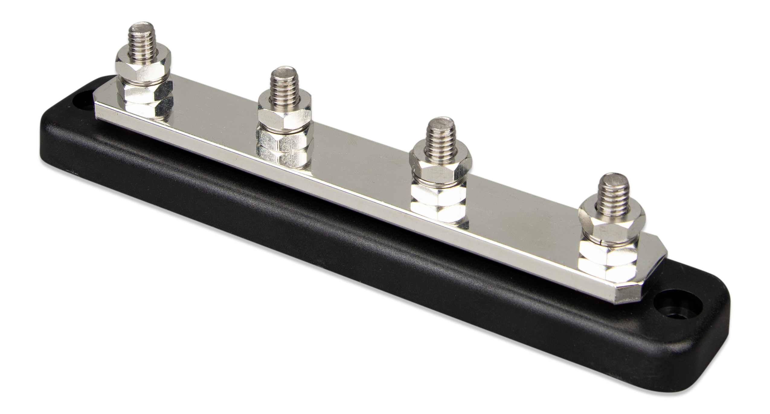 Victron Energy 250A 70V Busbar with 4 M8 High-Current Connections - Ideal for Solar Power Systems, Marine Applications, and Off-Grid Electrical Setups
