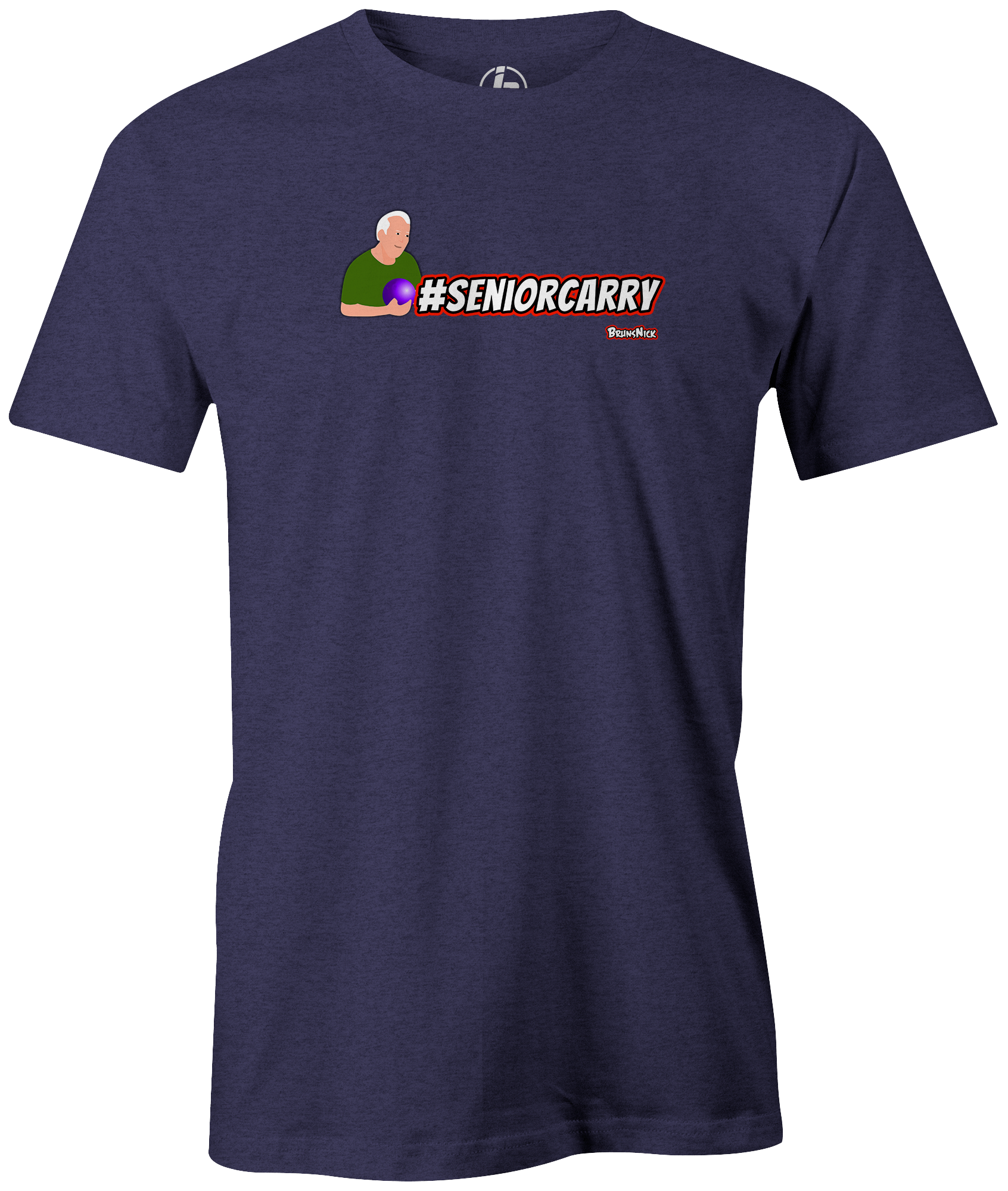 Brunswick Bowler Senior Carry Bowling T-Shirt | Official Brunsnick YouTube Merch | Perfect for League Play & Bowling Tournaments