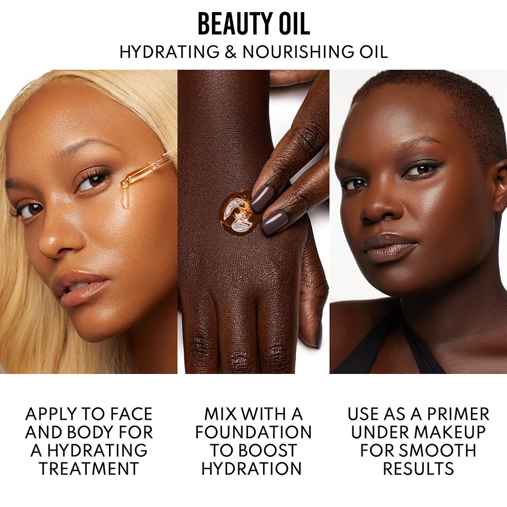 Danessa Myricks Beauty Oil - Hydrating & Glowing Facial Oil for Dry Skin | Perfect for Nighttime Skincare & Makeup Prep