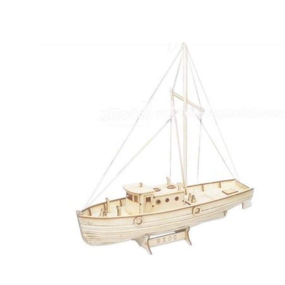 JHSHENGSHI Wooden Sailboat Model Kit - Handcrafted Scale Ship Assembly for Living Room Decor, Classic Wooden Crafts for Home & Office Display | Perfect Gift for Collectors & Nautical Enthusiasts