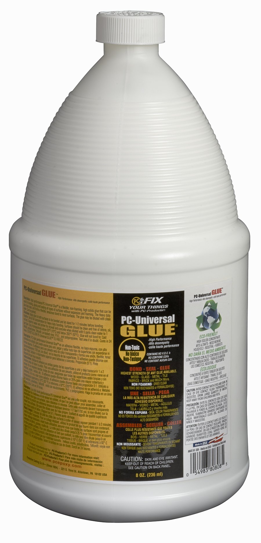 PC Products PC-Universal Glue - High Performance Multi-Purpose Adhesive, 1 Gallon (812808) - Ideal for Home Repairs, DIY Projects, Automotive & Industrial Applications