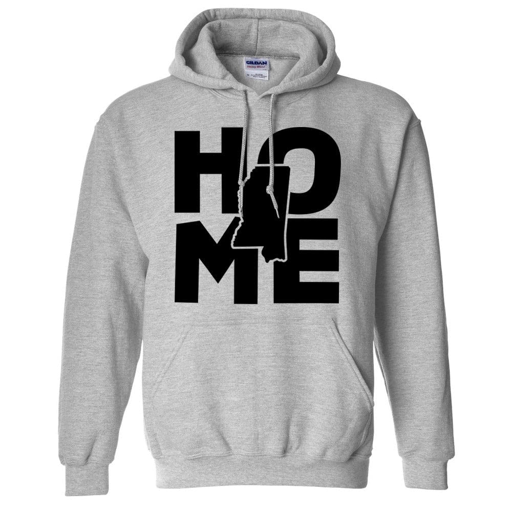 TeesAndTankYou Mississippi Hoodie - Unisex Pullover Sweatshirt for Men & Women | Cozy Casual Wear for Fall & Winter | Perfect for Outdoor Activities, College Campuses and Everyday Comfort