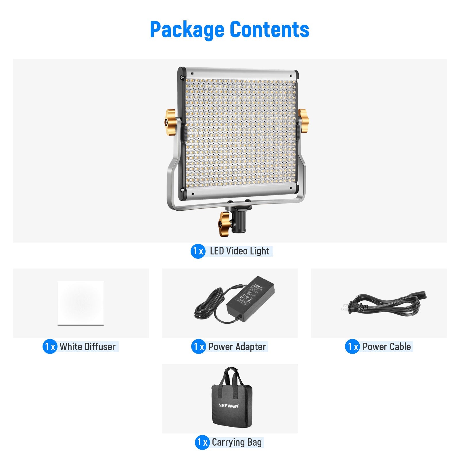 Neewer NL480 Bi-Color LED Panel Light - 480W Studio Lighting for Photography, Videography & YouTube Videos - Perfect for Portrait, Product Shoots & Live Streaming