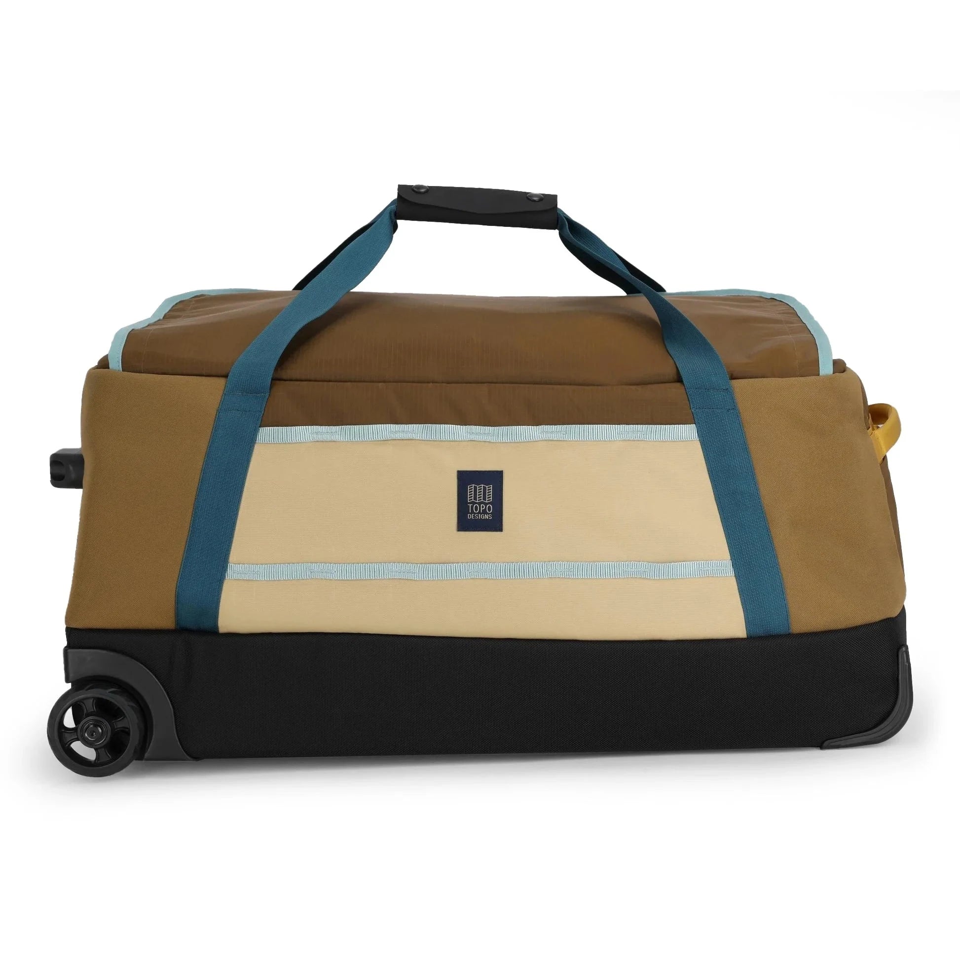 Topo Designs Mountain Duffel Roller 90L - Large Travel Duffel Bag with Wheels for Outdoor Adventures, Camping & Air Travel | Durable Waterproof Luggage for Hiking Trips & Gear Storage