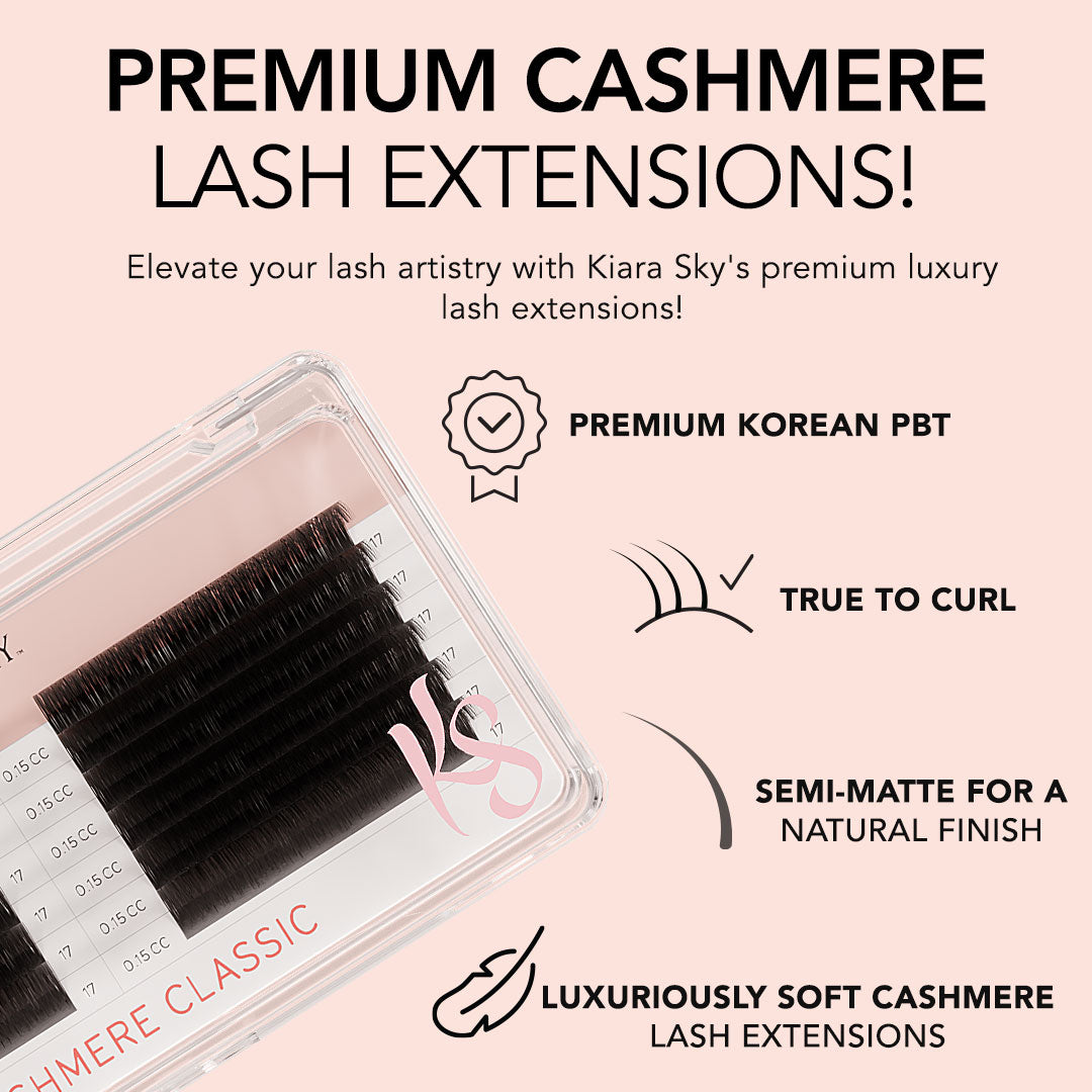 Luxury Classic Cashmere Eyelashes - Natural Soft & Fluffy False Lashes for Dramatic Volume | Perfect for Weddings, Parties & Everyday Glam