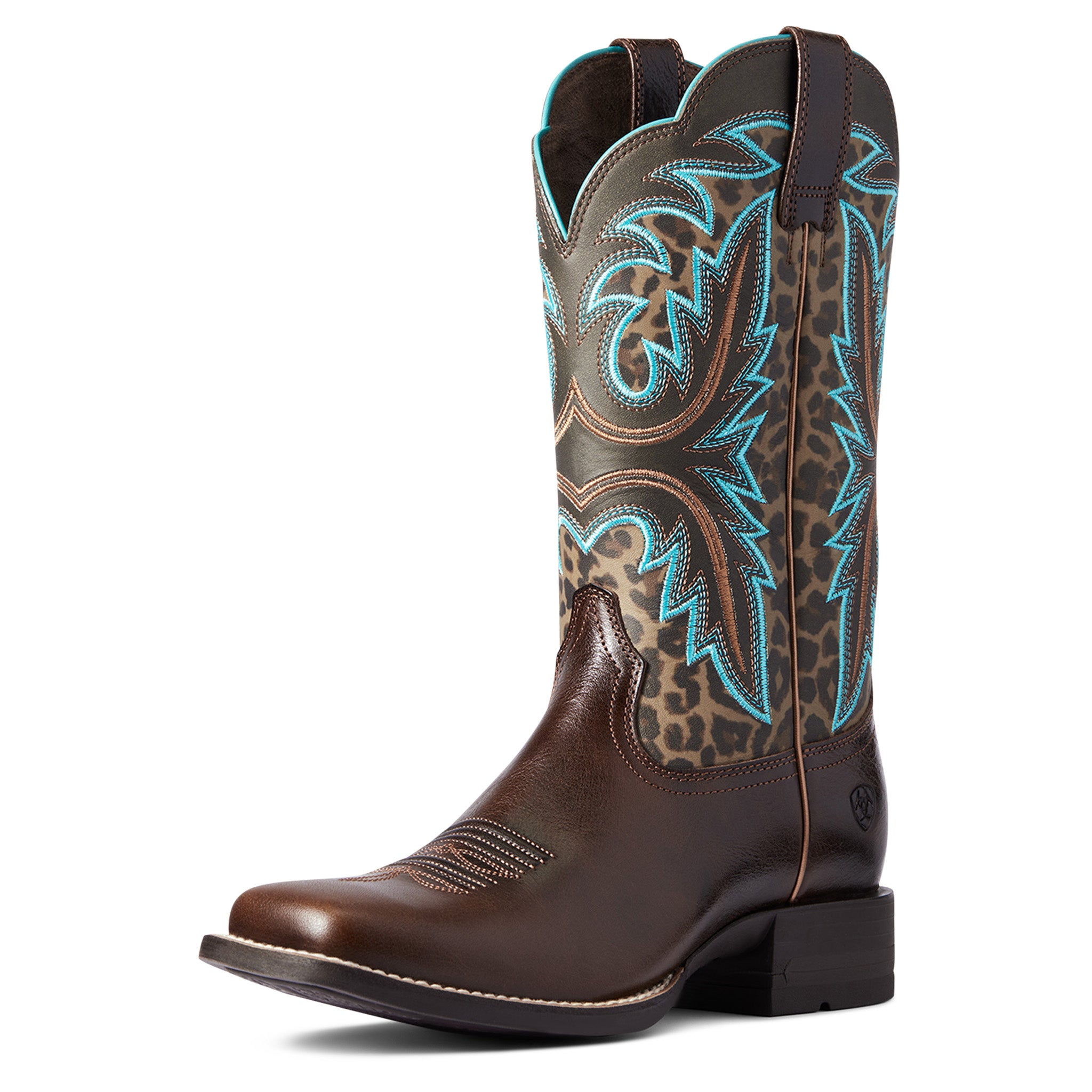 Ariat Women's Lonestar Western Boots - Dark Brown Leather Cowgirl Boots for Riding, Work & Everyday Wear