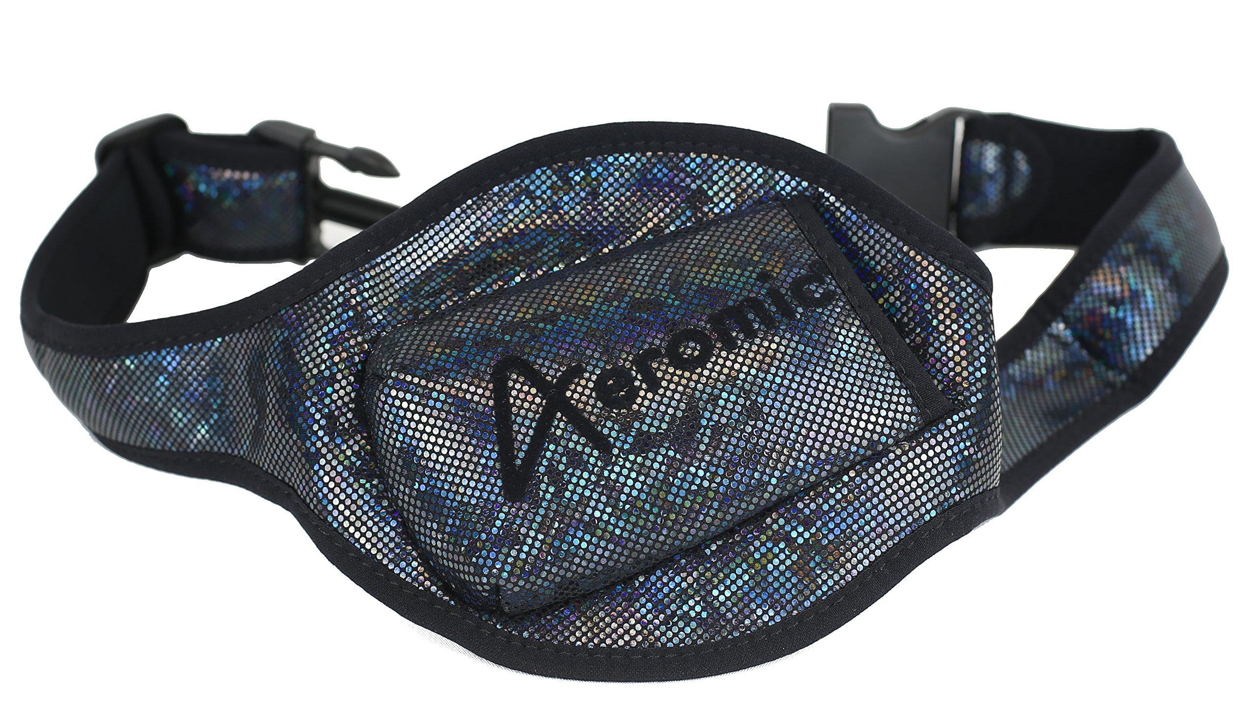 Sparkle Black Mic Belt for Singers & Performers - Stylish & Durable Hipster Special Edition - Perfect for Live Shows, Karaoke & Stage Performances