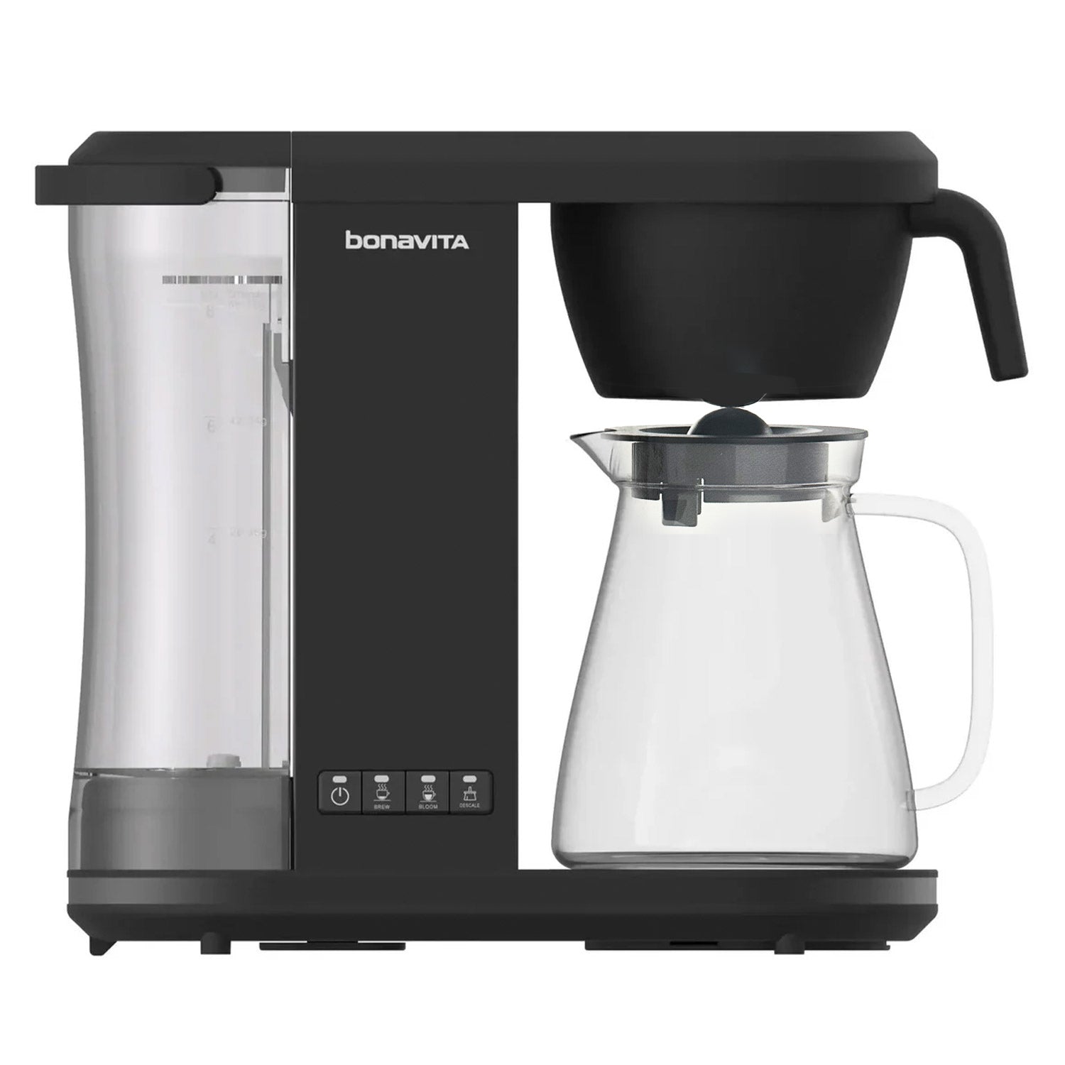 Bonavita Enthusiast 8 Cup Coffee Maker with Glass Carafe - Matte Black (BVC2201G MB) | Perfect for Home, Office & Specialty Coffee Brewing