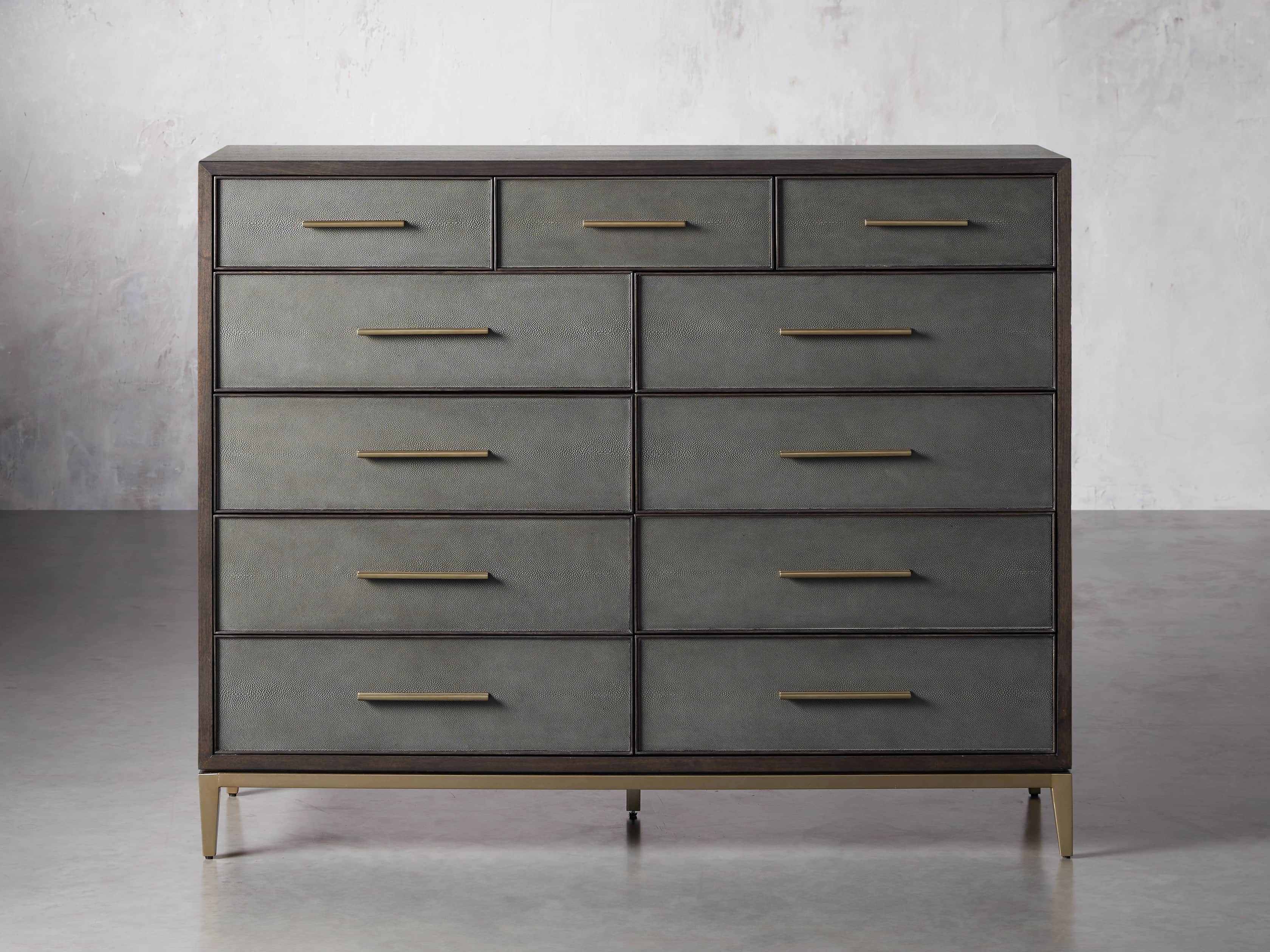 Malone 11-Drawer Dresser - Modern Wooden Chest of Drawers for Bedroom Storage & Organization | Perfect for Home, Office, or Dorm Room
