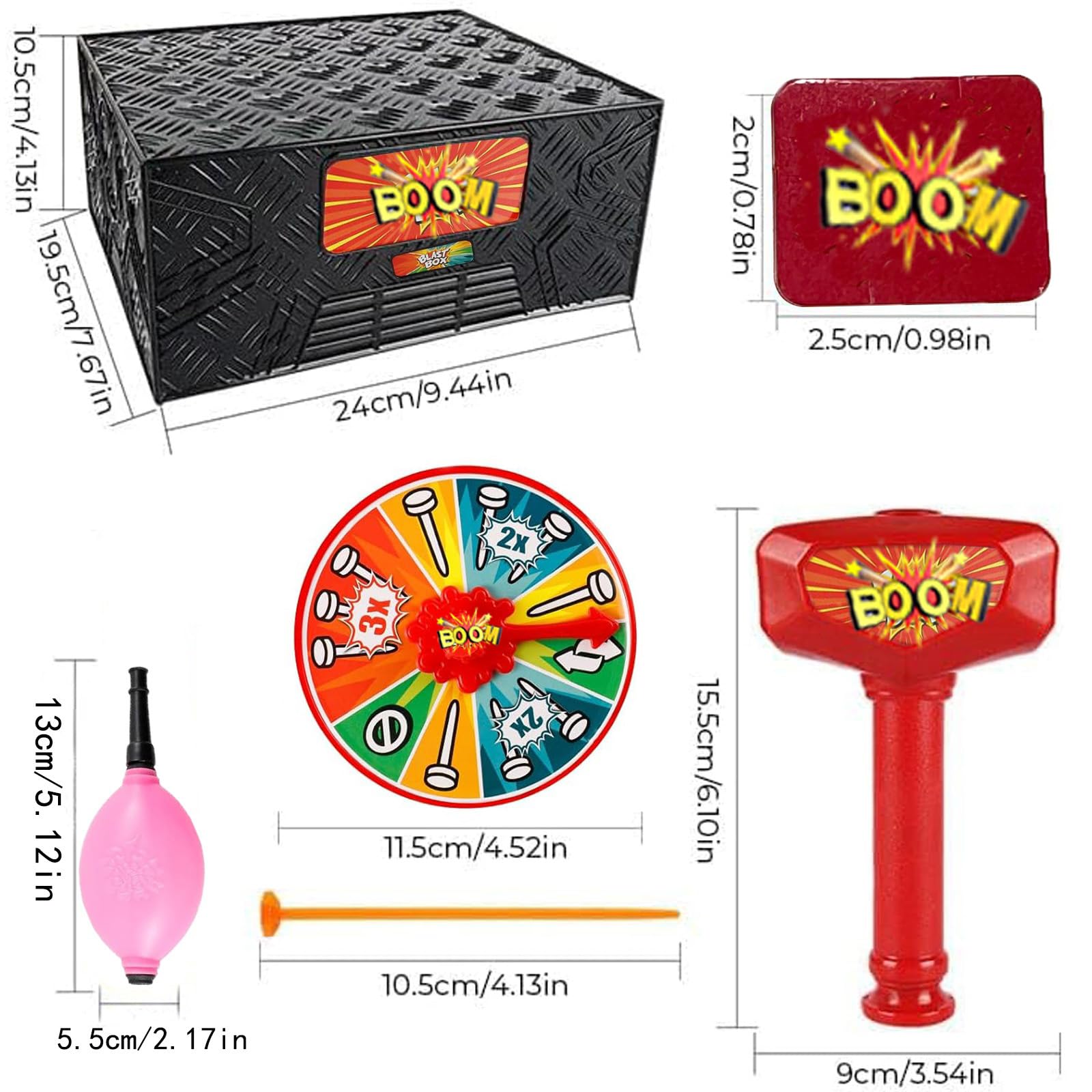 Whack a Balloon Game 2025 - Explosive Balloon Popping Fun for Adults & Kids | Interactive Parent-Child Activity | Perfect for Family Gatherings, Birthday Parties & Stress Relief