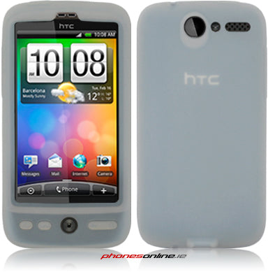 HTC Desire Clear Silicone Case - Slim Protective Cover for HTC Desire Smartphones - Perfect for Daily Use, Work & Travel Protection