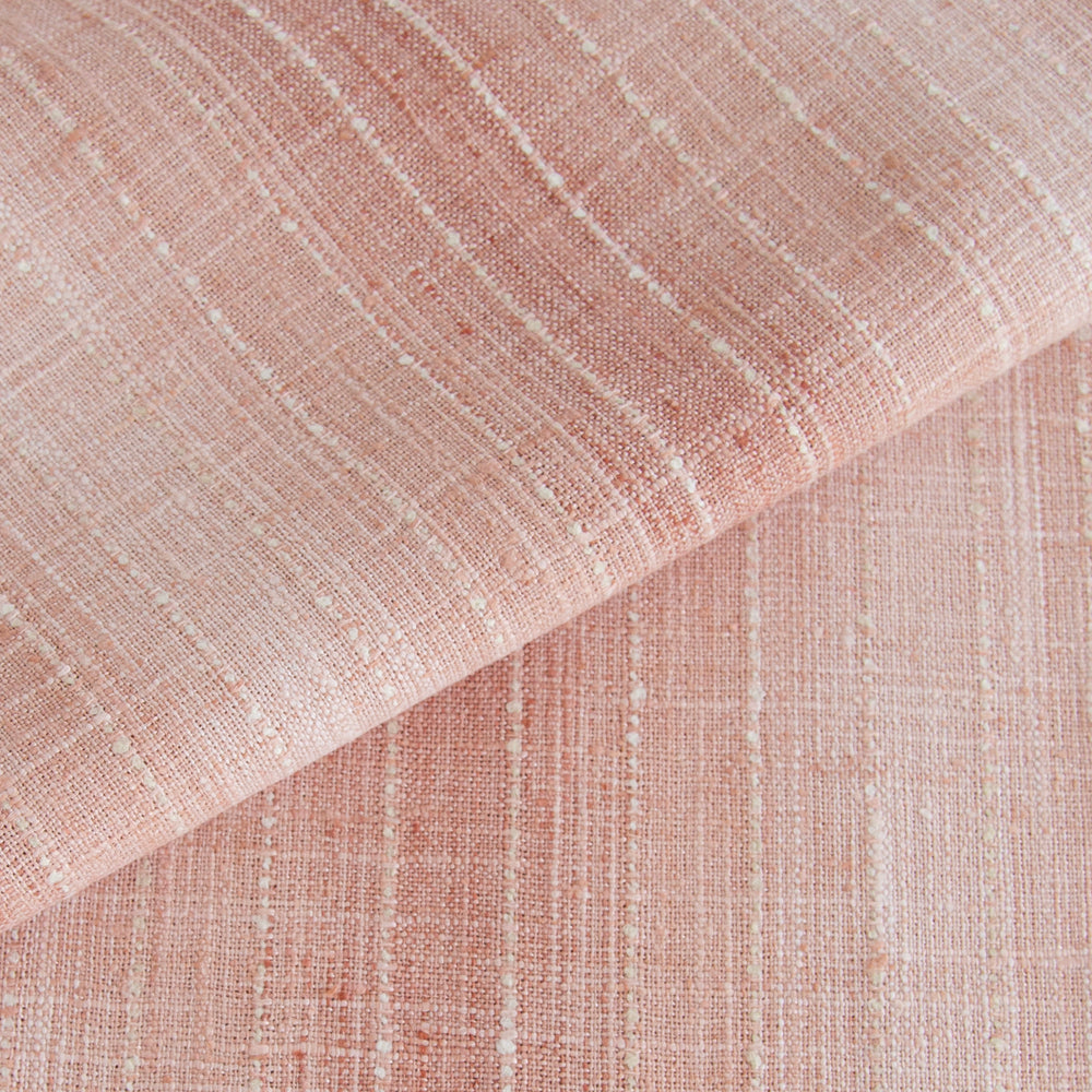 Premium Hyden Stripe Fabric - Soft Blush Pink Cotton Blend for Upholstery, Curtains & DIY Home Decor Projects