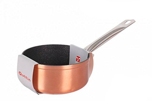 Premium 16cm Stainless Steel Saucepan with Lid - Non-Stick Cooking Pot for Pasta, Soup & Sauces - Perfect for Home Kitchen & Professional Chefs