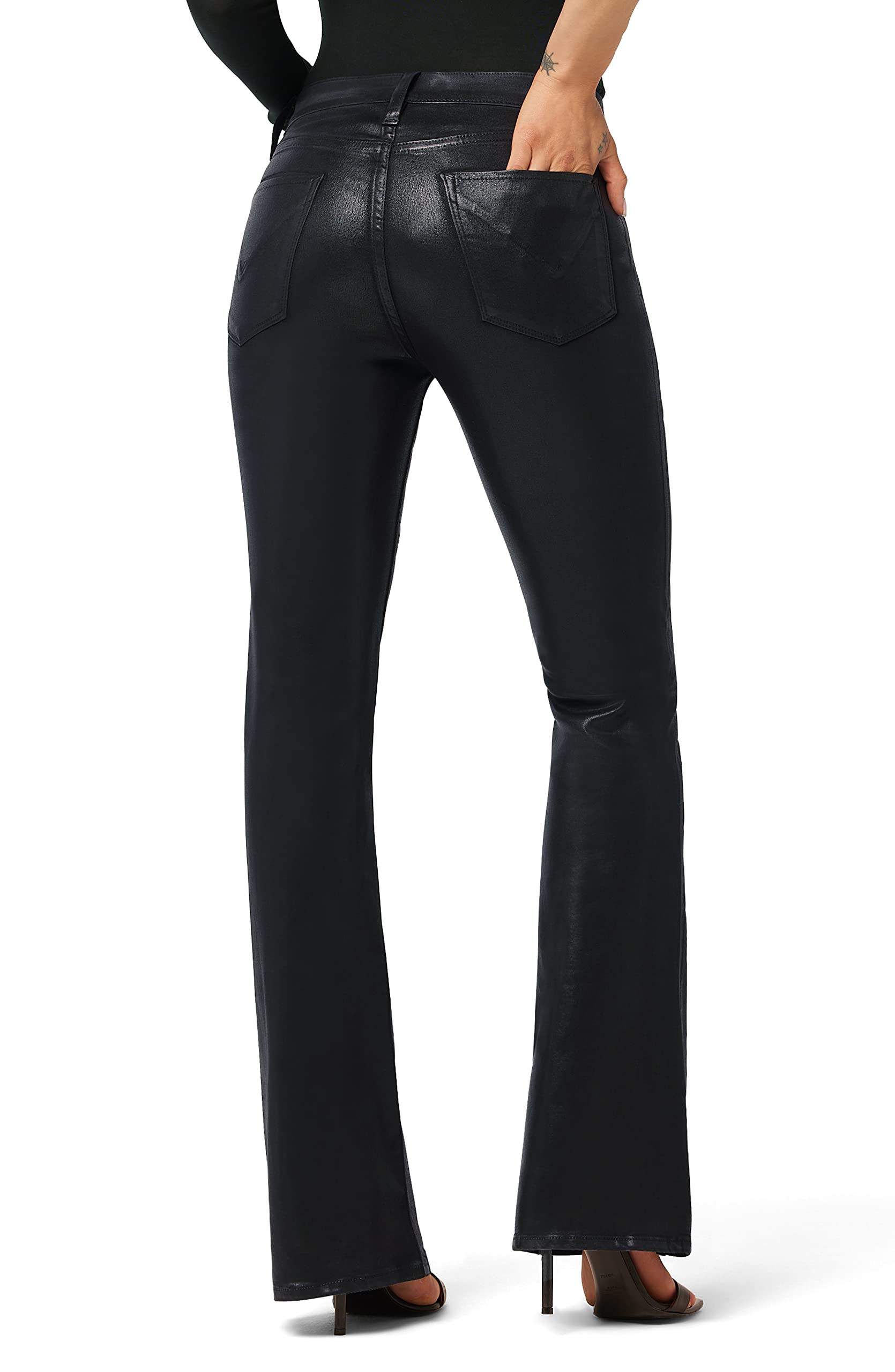 HUDSON Women's The Petite Slim Bootcut Jeans - High Waisted Stretch Denim Pants for Women | Perfect for Work, Casual Outfits & Date Nights