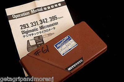 MITUTOYO 293-301 0-1/0 25mm Digital Micrometer with .0001/0.001mm Graduation - Precision Measuring Tool for Machining, Engineering & Quality Control