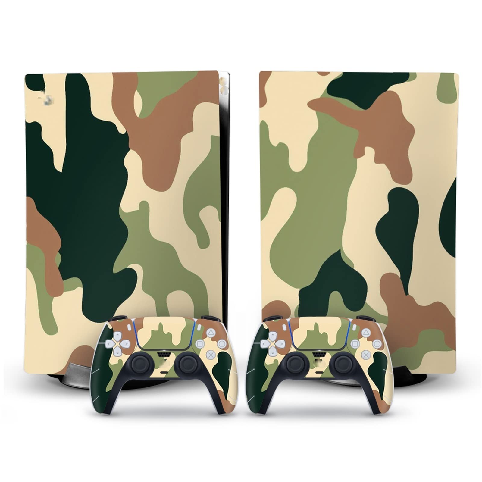 LEEWEE Anime Vinyl Skin Stickers for PS5 Disk Edition Console & 2 Controllers - Bubble-Free, Durable, Scratch-Resistant Decal Wrap (Design 40975) - Perfect for Gaming Setups & Customization