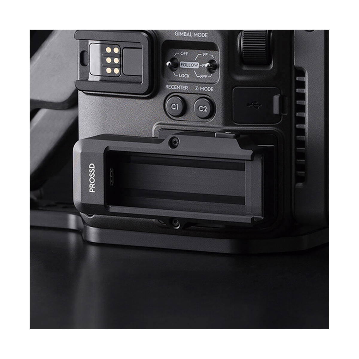 DJI PRO SSD Mount for Ronin 4D Camera - Secure Storage Solution for Professional Filmmaking & 4K Video Recording