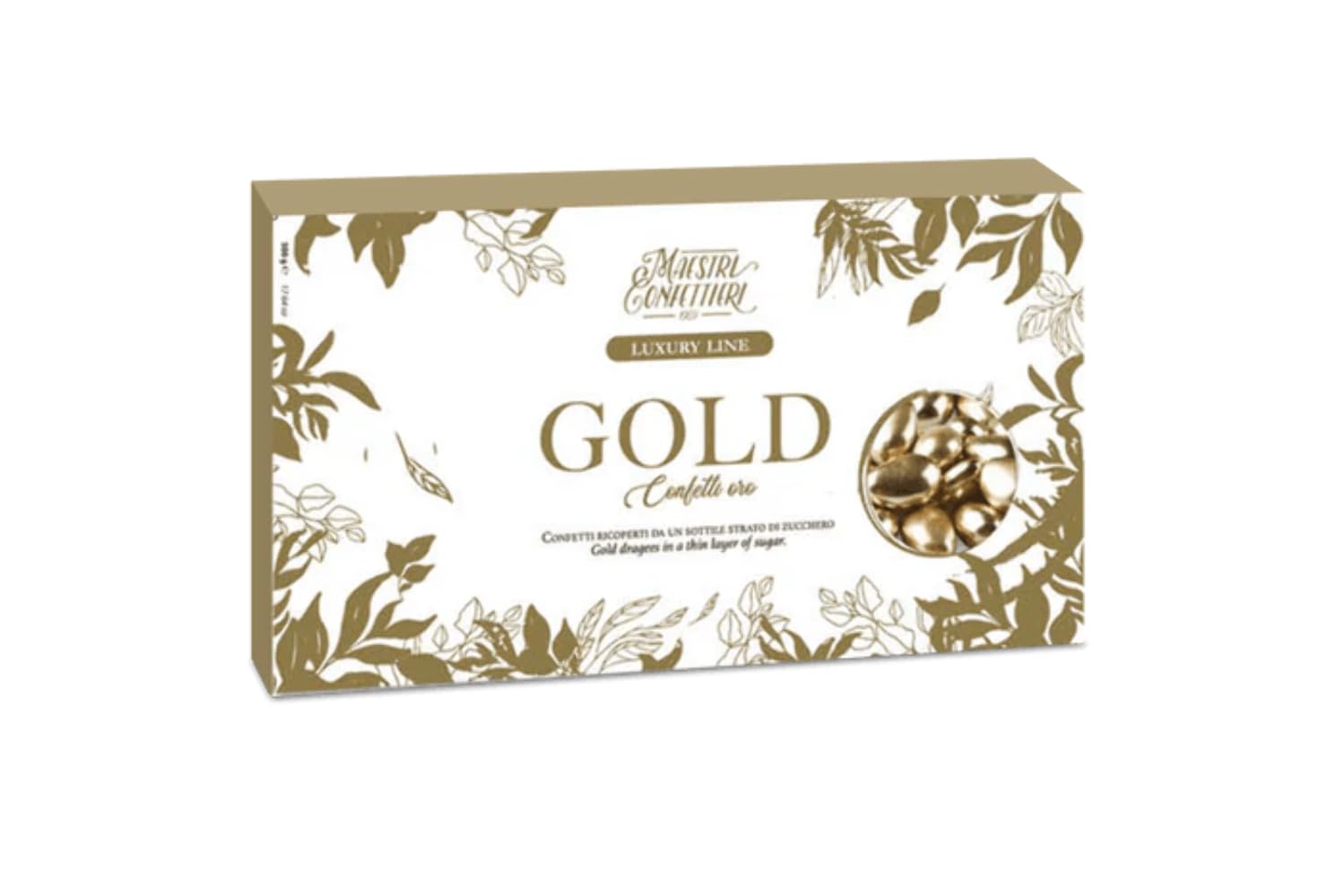 Golden Almond Confetti MaxTris Wrapped 500g - Perfect for Weddings, Anniversaries & Special Celebrations