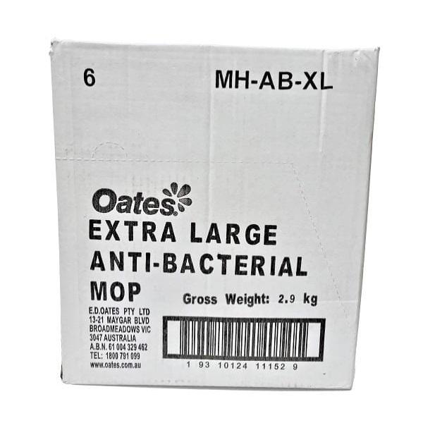 Oates Antibacterial Mop Head Replacement - Microfiber Cleaning Pads for Floors, Kitchen & Bathroom - Kills 99.9% Germs & Bacteria - Washable & Reusable for Home Cleaning