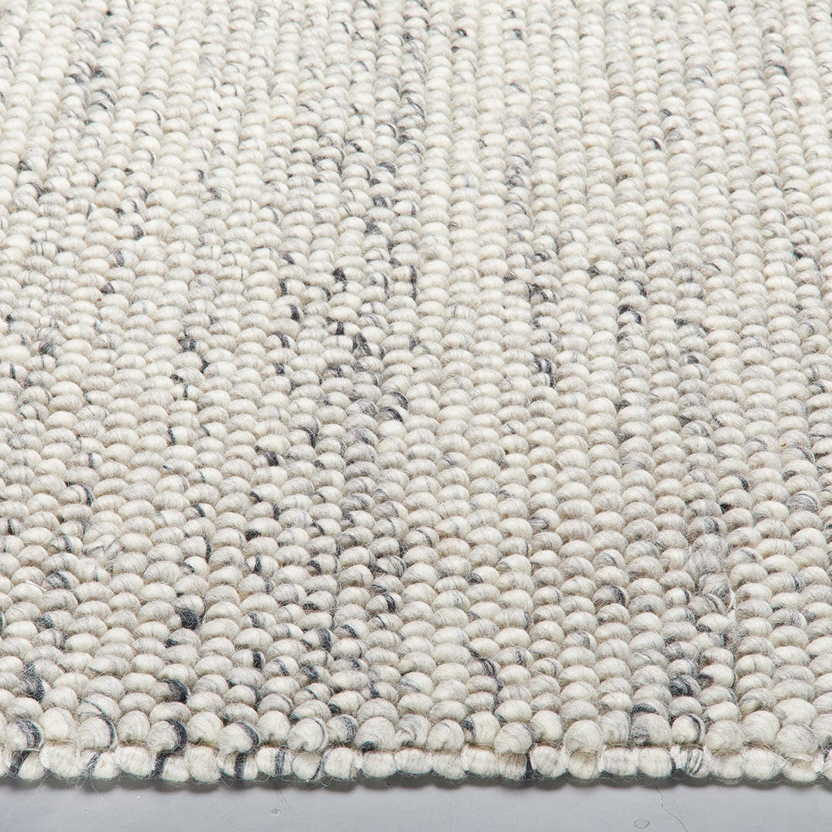 Azizah Handmade Looped Wool Rug - Soft & Durable for Living Room, Bedroom & Nursery Decor