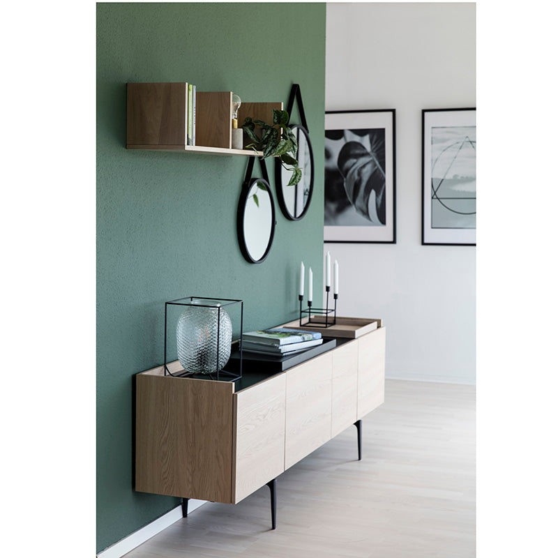 BROGAN 200cm Natural Wood Sideboard Buffet Cabinet for Dining Room - Stylish Storage Solution for Home Decor & Entertaining