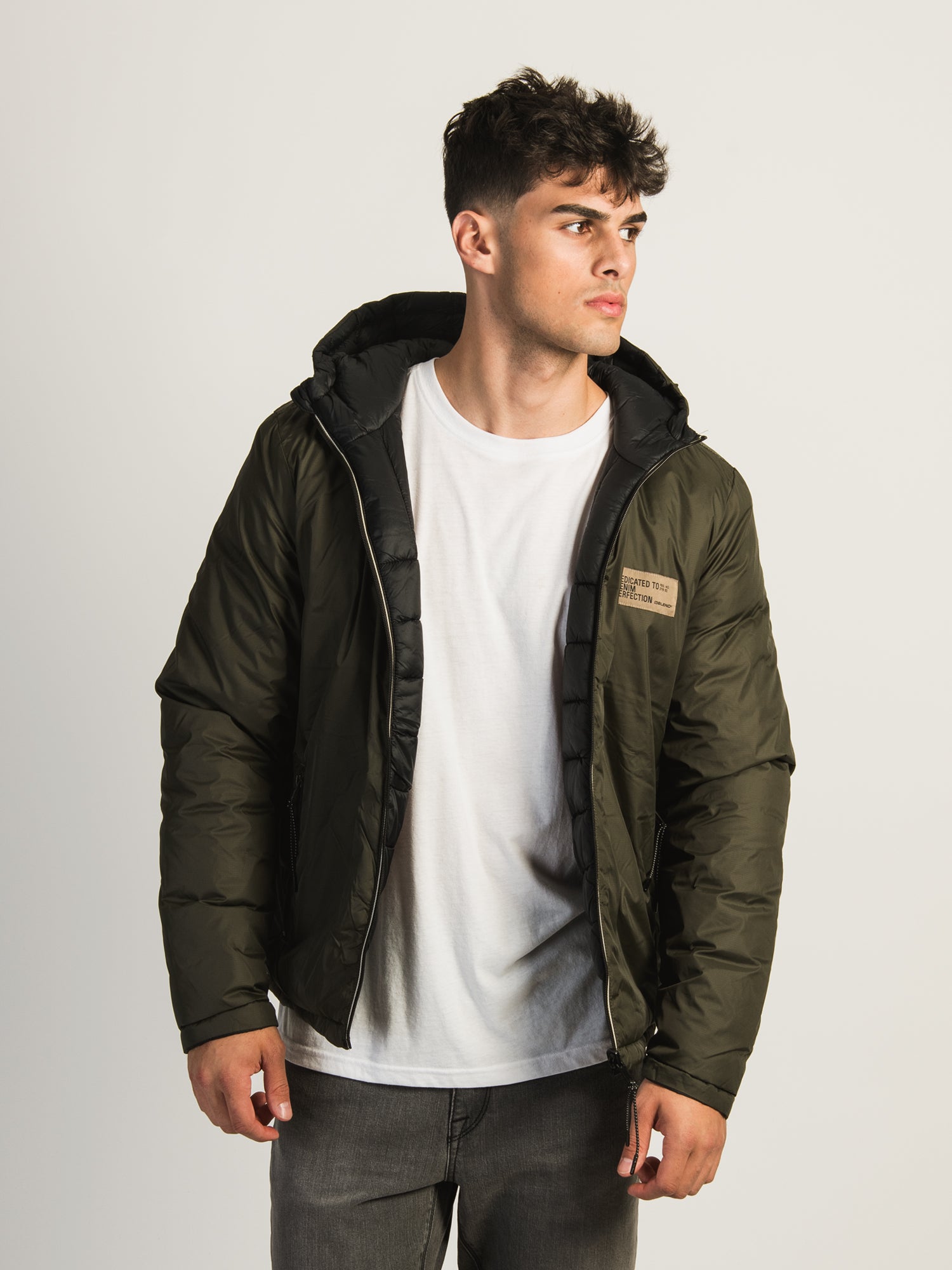 BLEND PUFFER REVERSIBLE JACKET - Lightweight Waterproof Windbreaker for Men & Women - Perfect for Outdoor Hiking, Camping & Travel