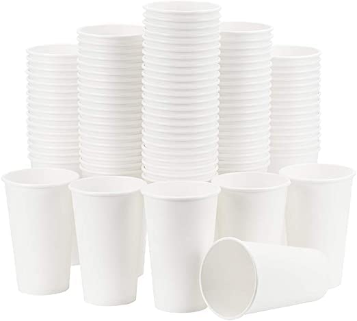 1000 Pack 16 oz Disposable Paper Cups for Coffee & Tea | Bulk Eco-Friendly To-Go Cups for Hot Drinks | Made in USA | Perfect for Home, Office, Restaurants, Cafes & Parties | Microwave Safe & Recyclable