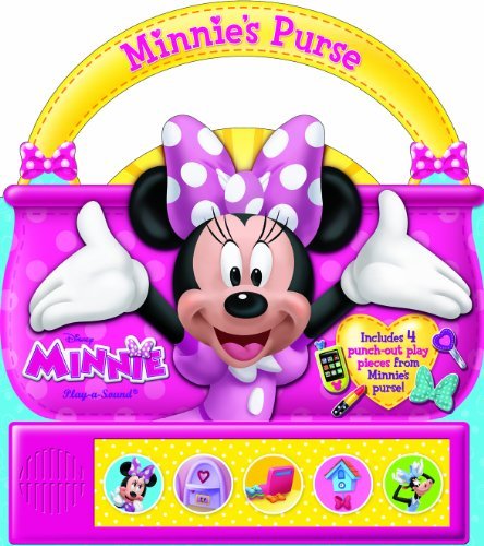 Disney Minnie Mouse Play-a-Sound Purse - Interactive Board Book for Kids | Perfect for Pretend Play, Birthday Gifts & Early Learning Activities