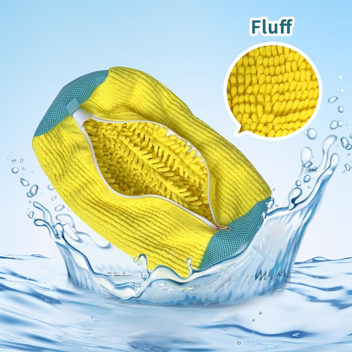 Shoe Washing Machine Bag - Laundry Wash Bag for Sneakers & Shoes - Reusable Mesh Cleaning Bag for Washer & Dryer - Perfect for Travel, Gym & Sports Gear Protection
